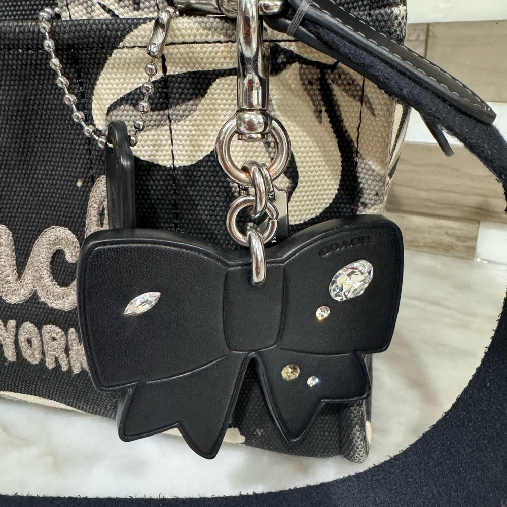 Coach Black Bow Charm